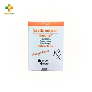 ILOSONE (Erythromycin) 100mg/mL Suspension (Oral Drops) 10mL