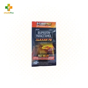 Alaxan FR (Ibuprofen + Paracetamol) Capsule (5+1 Laban Pack)