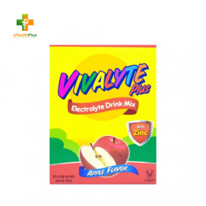 Vivalyte Plus Electrolyte Drink Mix with Zinc Apple Flavor