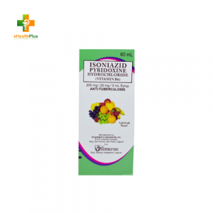 Isoniazid + Pyridoxine (Vit. B6) Syrup Tutti Frutti Flavor