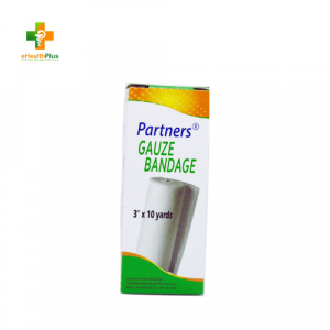Partners Gauze Bandage 3 inch x 10 yards