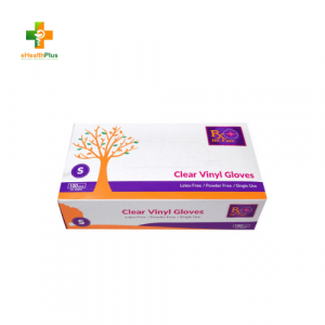 Rx Dr. Care Clear Vinyl Gloves SMALL