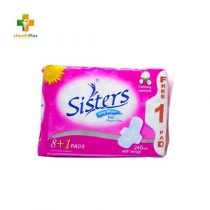 Sisters Day Maxi Feminine Pads with Wings Regular Flow (Pink)