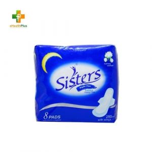 Sisters Night Plus Feminine Pads with Wings Heavy Flow (Blue)