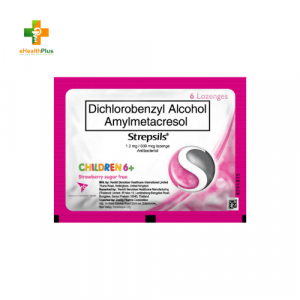 Strepsils Children 6+ Strawberry Sugar Free Lozenges