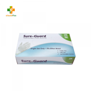 Sure-Guard Disposable Vinyl Gloves MEDIUM