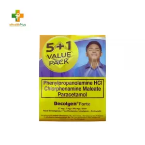 Decolgen Forte Tablet Value Pack (5+1)
