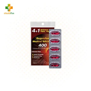 Medicol Advance (Ibuprofen) 400mg Capsule (4+1 Promo Pack)