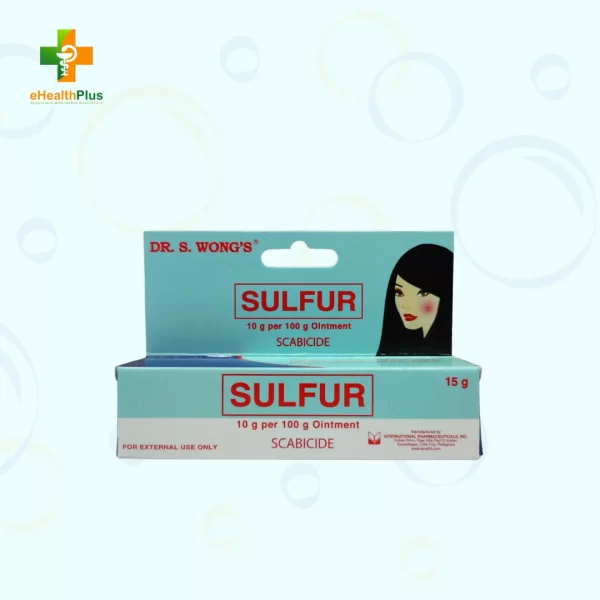Dr. S. Wong Sulfur Oint 15g