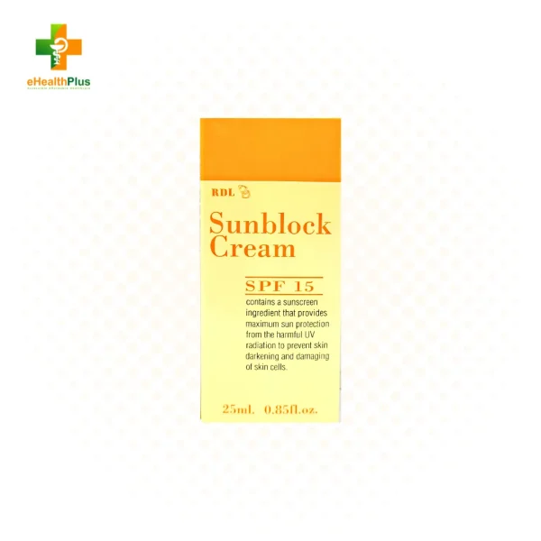 RDL sunblock cream SPF 15 25mL