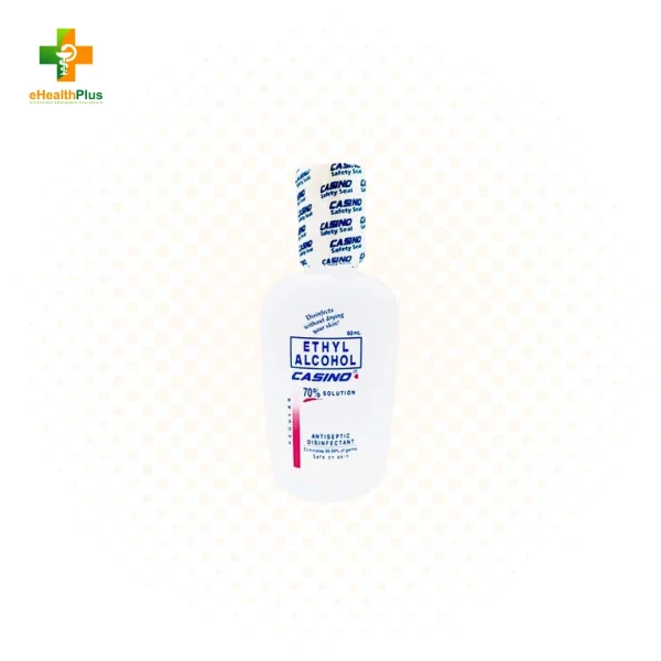 Casino Active Ethyl Alcohol 70% Solution 60mL