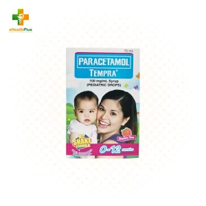 Tempra (Paracetamol) Pediatric Drops (0-2 years) Strawberry Flavor 15mL