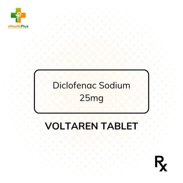 VOLTAREN (Diclofenac Na) 25mg Tablet