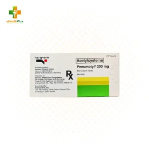PNEUMOTYL (Acetylcysteine) 200mg Effervescent Tablet
