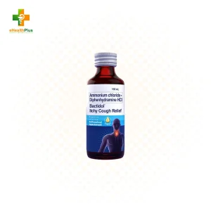 Bactidol Itchy Cough Relief (Ammonium Chloride + Diphenhydramine) Syrup 100 mL