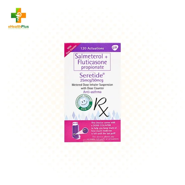 SERETIDE (Salmeterol + Fluticasone) 25mcg/50mcg MD Inhaler