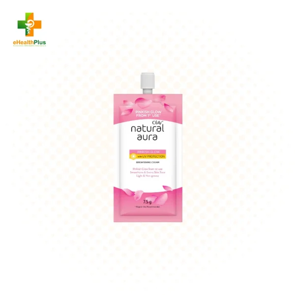 OLAY Natural Aura Brightening Facial Cream Pinkish Glow 7.5g