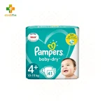 Pampers Baby-Dry Disposable Diaper LARGE 4's