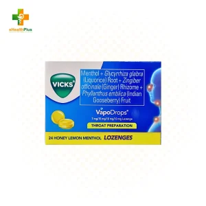 VICKS VAPODROPS Lozenges Honey Lemon 24's