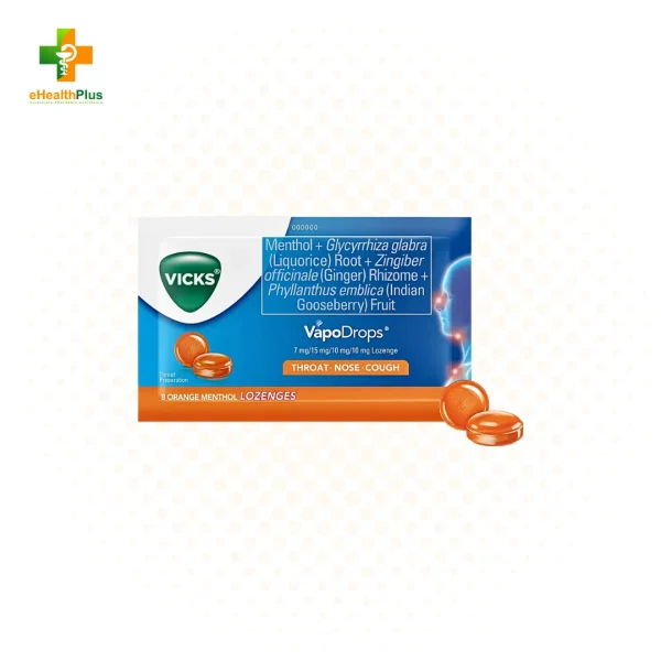 VICKS VAPODROPS Lozenges Orange 8's