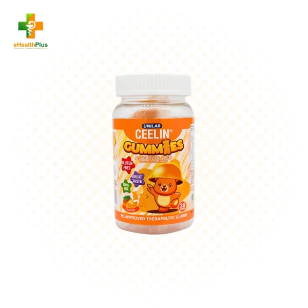 Ceelin Gummies (Ascorbic Acid) Orange Flavor