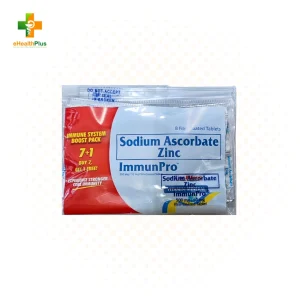 ImmunPro (Sodium Ascorbate + Zinc) Tablet (7+1 Promo Pack)