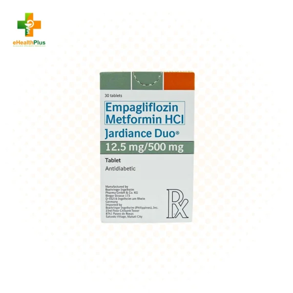 JARDIANCE DUO (Empagliflozin + Metformin) 12.5mg/500mg Tablet