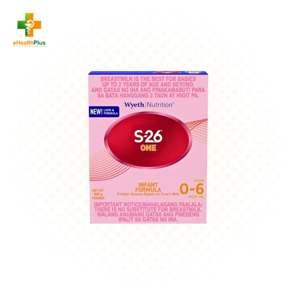 S-26 ONE (0-6 Months) Milk Supplement 400g