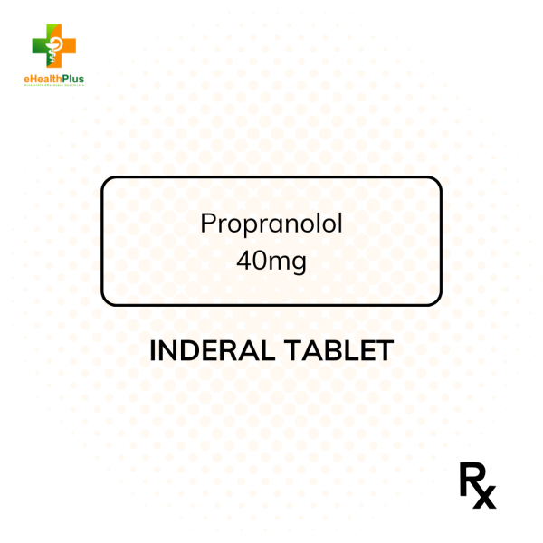 INDERAL (Propranolol) 40mg Tablet