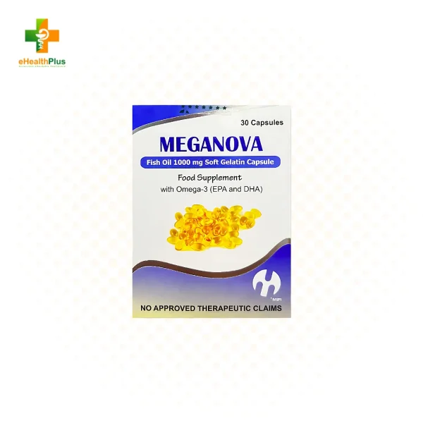 MEGANOVA (Fish Oil) 1000mg Softgel Capsule
