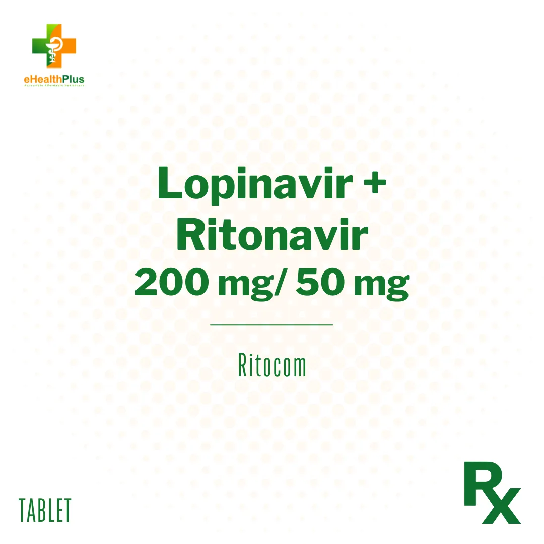 Lopinavir + Ritonavir 200 mg 50 mg